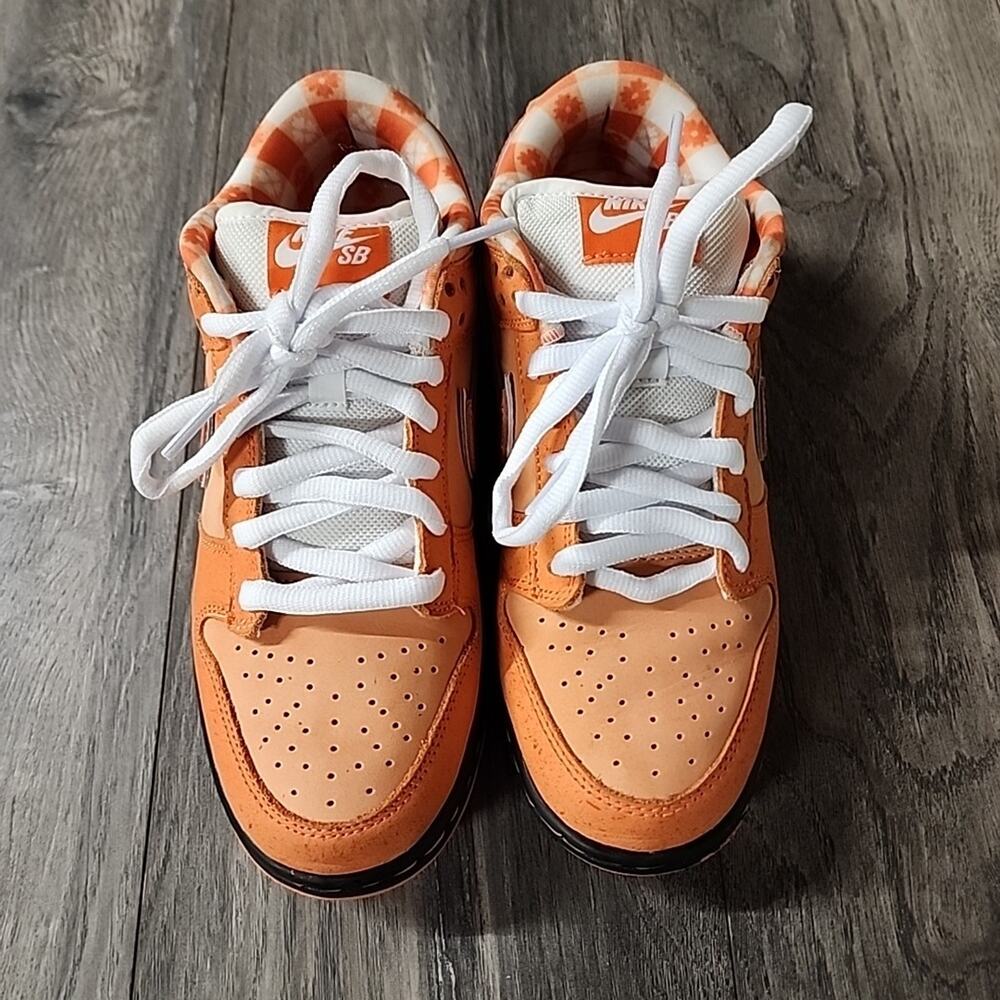Nike SB Dunk Low "ORANGE LOBSTER" 2022 - Size 7 - fd8776 800 - Picture 6 of 8